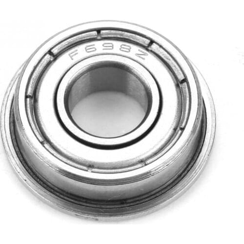 10Pcs/set F698ZZ Double-shielded Ball Bearings Miniature Flanged Bearings 8*16*9mm Printer Accessories