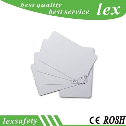 100 Pcs/Lot 330 Bit Proximity T5577 RFID Chip Cards 125 Khz Thin Blank Card Rewritable Writable PVC Door Access Control System