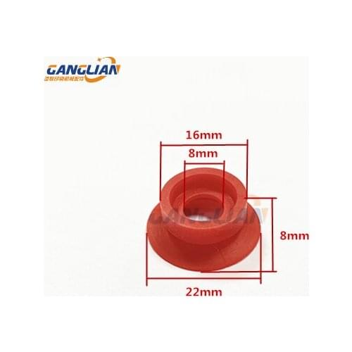 100 Pieces Rubber Sucker Suction Cup Rubber Nozzle For Offset Printing Machine