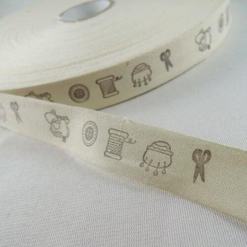 2016 NEW 6/8" 20mm Printed Sewing supplies Cotton Ribbon Ruban Handmde Ribbon Set DIY Zakka Sewing Tapes Lace Accessories XM-49