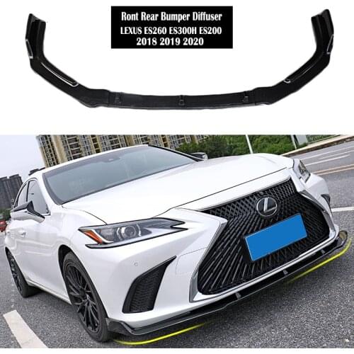 For LEXUS ES ES260 ES300H ES200 2018 2019 2020 2021 Front Rear Bumper Diffuser Lip Splitters Aprons Flaps Spoiler