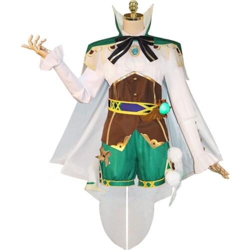 Game Genshin Impact Venti Cosplay Costume Halloween Outfit Uniform