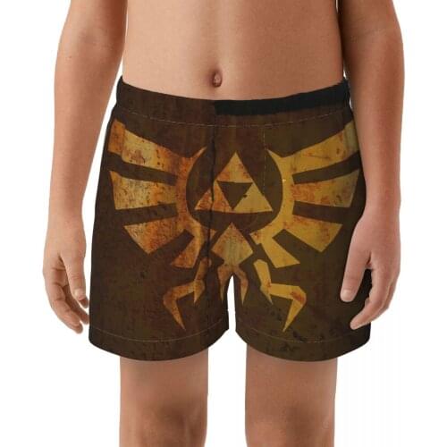 Zelda Summer Swimming Trunks boy Swim Trunks Male Printing Swim Shorts Beach Surf Swimsuit Elastic Bathing Suit Swimwear