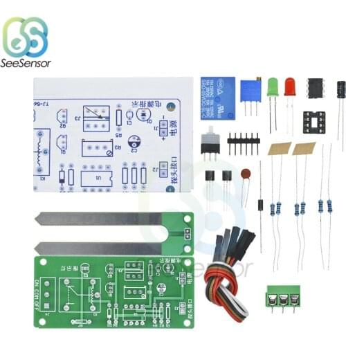 Soil Moisture Sensor Module Relay Control Humidity Controller Irrigation System Automatic Watering Starting Switch DIY Kit DC 5V