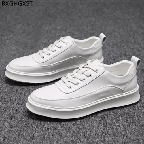 White Running Shoes for Man 2021 Leather Casual Shoes Men Fashion Mens Shoes Casual Men Sneakers Zapatillas De Hombre Chaussure