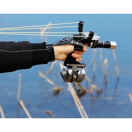 Professional Fishing Slingshot Set Powerful Fishing Catapult Laser Slingshot Super Strong Slingshot Outdoor Hunting Shooting