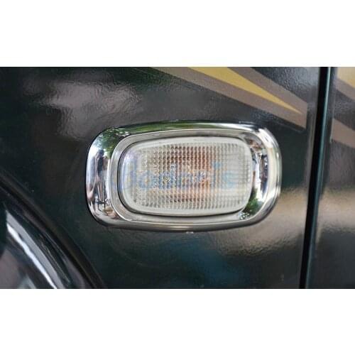 For Land Cruiser 100 LC100 J100 Lexus LX470 1998-2007 Chrome Side lamp Cover Blinker Overlay Car Styling Accessories