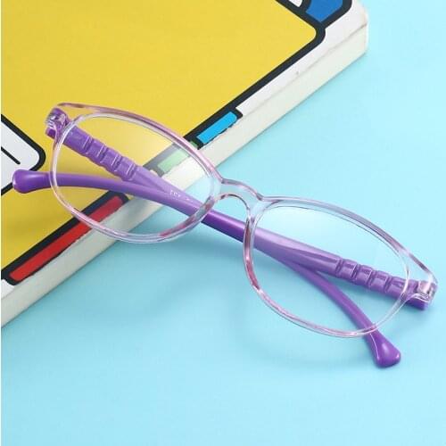 Anti Blu ray color Korean fashion glasses frame Childrens flat lens gafas estenopeicas
