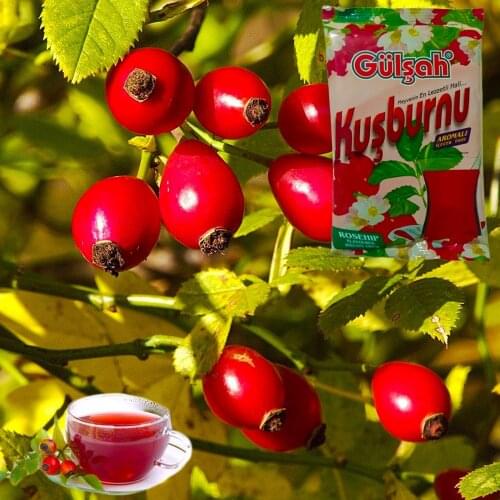 Rosehip powder Turkish tea free shipping delicious 300 gr - 1.800 gr hot tea powder with water healty made in Turkey g-1070