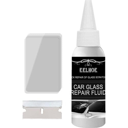 30ML Professional Car Windshield Crack Repair Suit Gel DIY Vehicle Window Glass Maintain Agent Suit Kit Auto Window Care