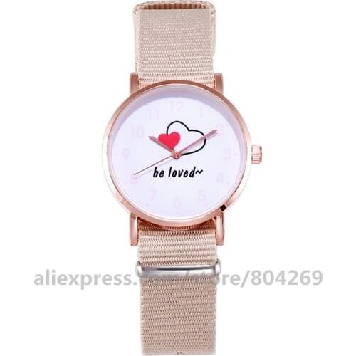 Multi Color Fashion Woven Belt Fashion Watch New Design Lady Cute Quartz Watch Wholesale Factory Price
