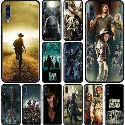 Silicone Case For Samsung S21 Ultra S20 FE Cover TV Series The Walking Dead Shell For Galaxy S10 Lite S10e S9 S8 S7 Plus Coque