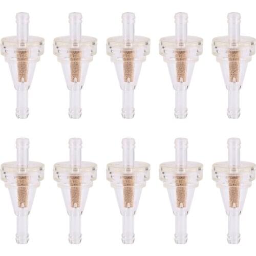 10 Pcs Motorcycle Fuel Filter Gas Inline Fuel Filters Oil Filtering Part Fuel Filtration Fit For 1/4 Inch Hose Hot Car-Styling