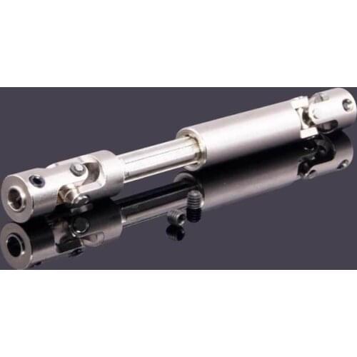 RC Silver Universal Drive Shaft 90mm-125mm 1P For 1/10 D90 SCX10 Rock Crawler