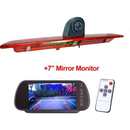 Waterproof Car Brake Light Rear View Reverse Backup Camera For FORD Transit 2014-2018 With 7" Mirror monitor