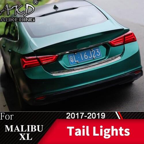 For Car Chevrolet Malibu XL Tail Lamp 2017-2020 LED Fog Lights Day Running Light DRL Tuning Car Accessories Malibu Tail Lights
