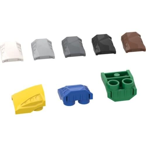 MOC Assembles Particles 44675 2x2 Curved Decoration Building Blocks Bricks Bulk Model Educational Kids Parts DIY Educationa