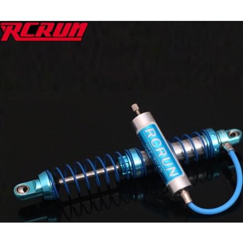 2Pcs Oil Adjustable Piggyback Shock Absorber with Remote Reservoir for 1/10 RC Crawler Axial CAPRA Wraith RR10 SCX10 TRX4 TRX-6