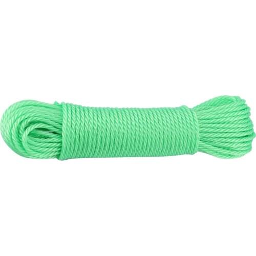 20m Nylon Rope Lines Cord Clothesline Garden Camping Outdoors (Green)