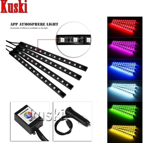 Car Atmosphere Lamp For APP Control For Opel Astra H J G Insignia Mokka Corsa D Vectra C Zafira Meriva For Seat Leon Ibiza Altea