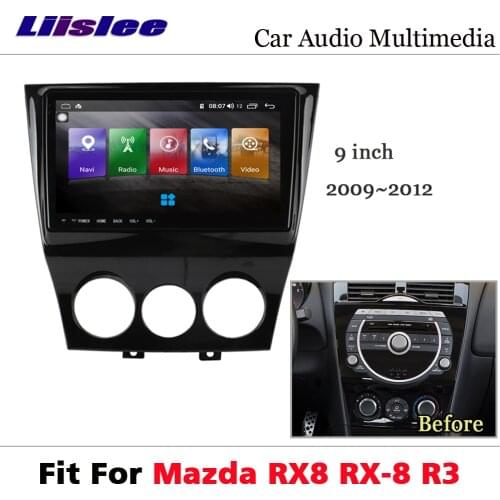 Car AutoRadio Multimedia Player For Mazda RX8 RX 8 R3 2002-2012 Android Radio Audio BT Touch Screen GPS Navi Navigation System