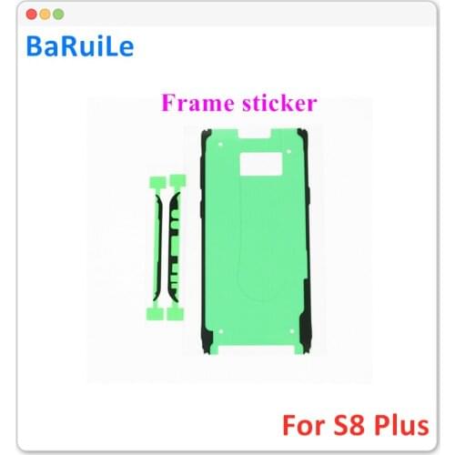 BaRuiLe 10pcs LCD Frame Sticker for Samsung Galaxy S6 G920 S6 Edge S7 G930 S7 Edge S8 Plus Front Bezel Adhesive Glue Tape