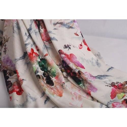 Free shipping Caihe Jiangnan artificial cotton summer cotton silk baby clothing fabric summer cool cloth