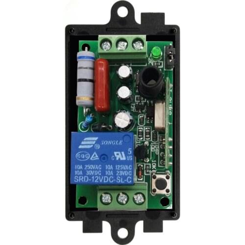 Xuanlongyuan AC 220V 1 CH 1CH RF Wireless Remote Control Switch System Receiver,315 / 433.92 MHz /lamp/ window/Garage Door