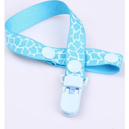 1PCs Security Nipple Baby Pacifier Clip Chain Infant Boys Girls Cute Cartoon Letters Toys Pacifier Chain Holder Baby Feeding