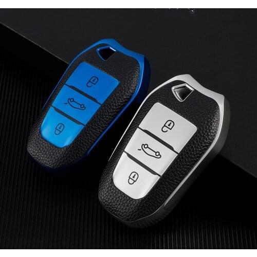 Tpu Car Key Case Cover Keyless Fob Shell Skin For 2018 2019 Peugeot 208 308 508 for Citroen C4 Picasso DS3 DS4 DS5 DS6 key bag