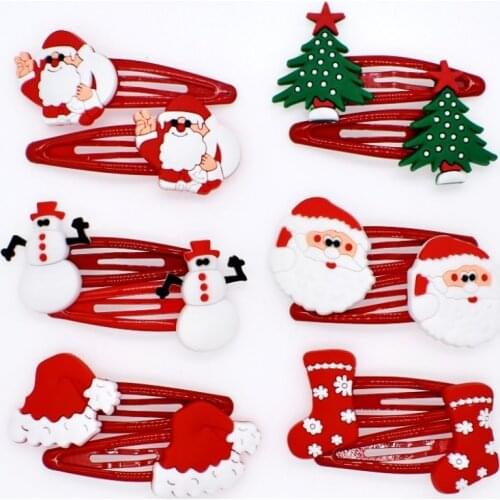 Kids Girls Birthday Gift Hair Clips Accessories Flower/Bowknot/Christmas/Lollipop Hair Pins For Children