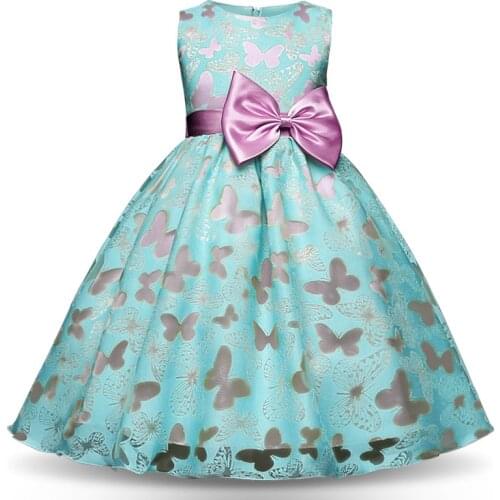 Butterfly Elegant Girls Princess Dress Baby Girl Dresses For Birthday Wedding Party For age 2 4 6 8 10 Baby Girl Clothes