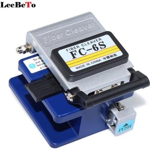 FTTH Tool Fiber Cleaver FC-6S Optical Fiber Cutting Knife Fiber Optic Cutter Cold Contact Dedicated Metal