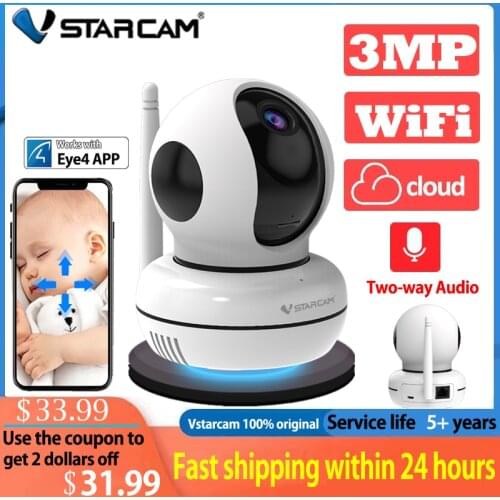 Vstarcam C46S 2MP 3MP Home Security IP Camera IR Two Way Audio Wireless Camera 1080P Night Vision CCTV WiFi Camera Baby Monitor
