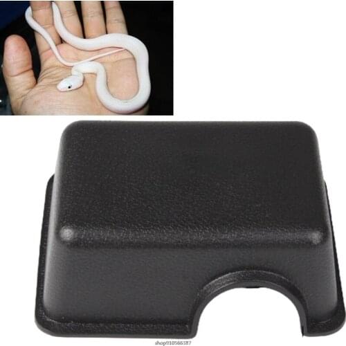 Reptile Hide Box Hideout Caves Small Critter Cavern Safe Secure Small Animal Hide Plastic Easy to Clean Snake Hide Box wholesale