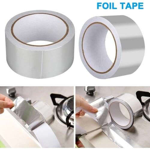 Kitchen Moisture-proof Cooktop Tape Aluminium Foil Tape Heat Insulation Self Adhesive Seal Waterproof Tape For Duct Pipe