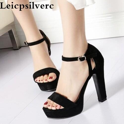 Summer new fashions toes high heels sandals sexy simple comfortable women sandals