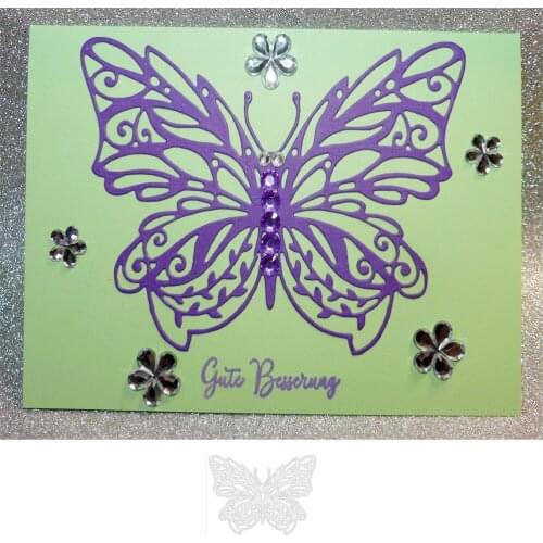 Craft metal cutting dies cut die mold Butterfly Template Strip Scrapbook Paper Craft Knife Mould Blade Punch Stencils Dies New