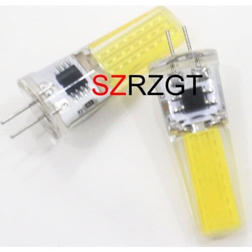 10PCS Mini Dimmable G4 LED Lamp DC12V 3W 6W LED G4 Bulb Chandelier Light Super Bright G4 COB LED Light Lampada