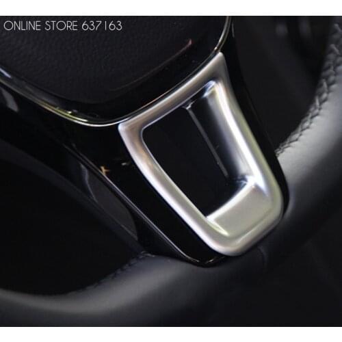Car Styling Steering Wheel Sticker Accessories For Volkswagen GOLF 7 GTi MK7 POLO 2014 2015 Passat B72015 B8 Jetta MK5 MK6 2015