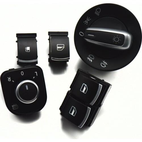 Window Mirror Headlight Fuel Tank Switch For VW Passat B6 Golf MK 5 6 GTI Rabbit Tiguan 5K3959857 5K0959855 1KD959833 5ND941431A