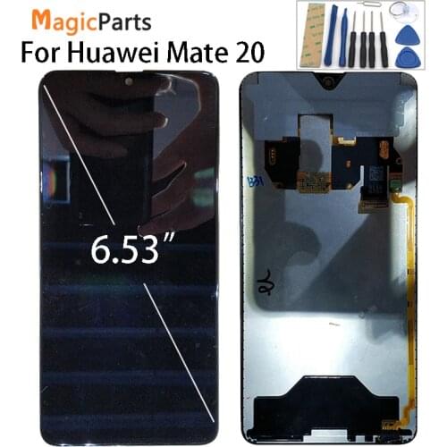 Original Tested For 6.53" Huawei Mate 20 LCD Display Screen+Touch Panel Digitizer For 2244*1080 Huawei Mate20 MT20Assembly