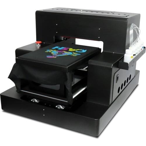 A3 Flatbed Printer Automatic DTG Printer for T Shirt Clothes Jeans Canvas Bag Shoes Multi Color Multifunction Printing Machine