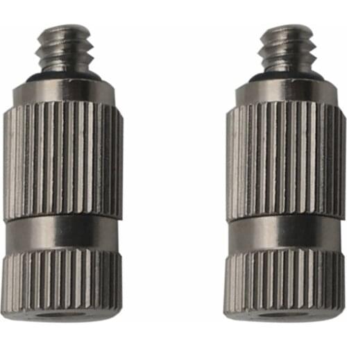 L87 High Pressure 3/16'' Male Thread Misting Nozzle 50pcs Stainless Steel Anti Drip Fogging Sprayers Cooling Humidify Sprinklers