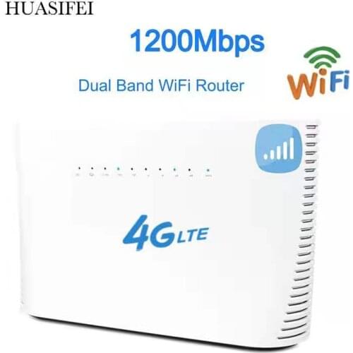 Unlock Gigabit router 1200Mbps Wi-fi router 4G LTE cpe mobile wi fi router with sim card portable wireless router 4G Wi-fi