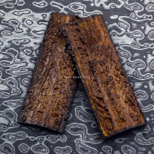 2 pieces DIY Knife Handle Making resin Material Knife handle patch Cutter grip No-slip POM Resin material