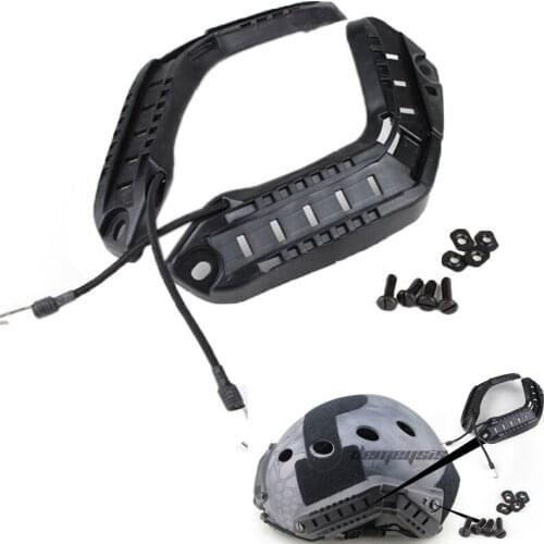 Tactical Helmet Rail Mount Military Fast Helmet Accessory ARC Helmet Mount Rail Hunting Paintball Fast Helmets Rails