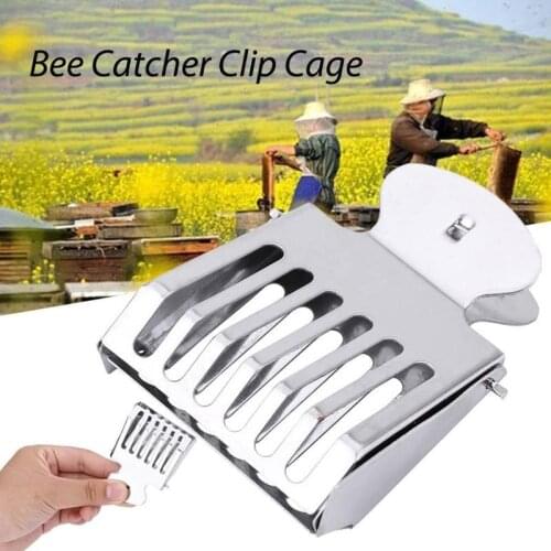 Beekeeping Clip Queen Bee Catcher Cage Bee Catcher Beekeeper Tool Equipment Durable Accessories U6B6
