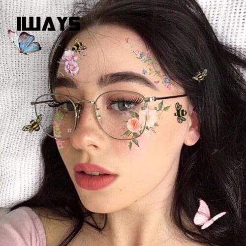 Iways 2019 square flat mirror for women mirror sunglasses black frame for women brand designer metal hd flat lens for men oculos