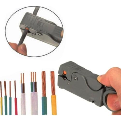1pcs Electric Wire Stripper Pen Rotary Coaxial Wire Cable Pen Cutter Stripping Machine Pliers Tool For Cable Puller Tools